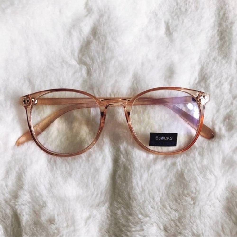 Ezra Pink Computer Blue Light Glasses - Picture 7 of 14